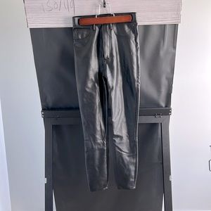 A&F faux leather pants. Size XS. New w/tags